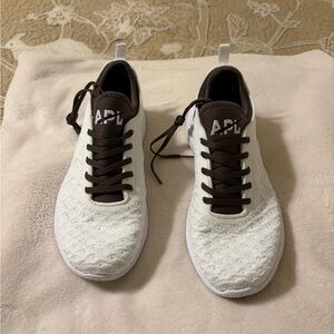 APL Women's Sneakers in White and Brown